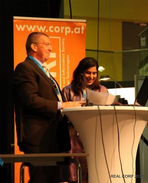 DI Manfred Schrenk und Shipra Narang Suri, ISOCARP Vice-President aus Indien