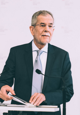 Alexander Van der Bellen im Inteview mit EU-Infothek. © Amélie Chapalain