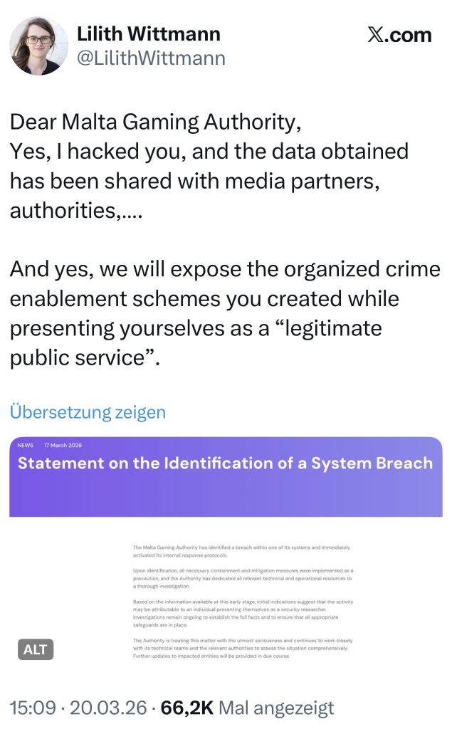 Lilith Wittmann auf X